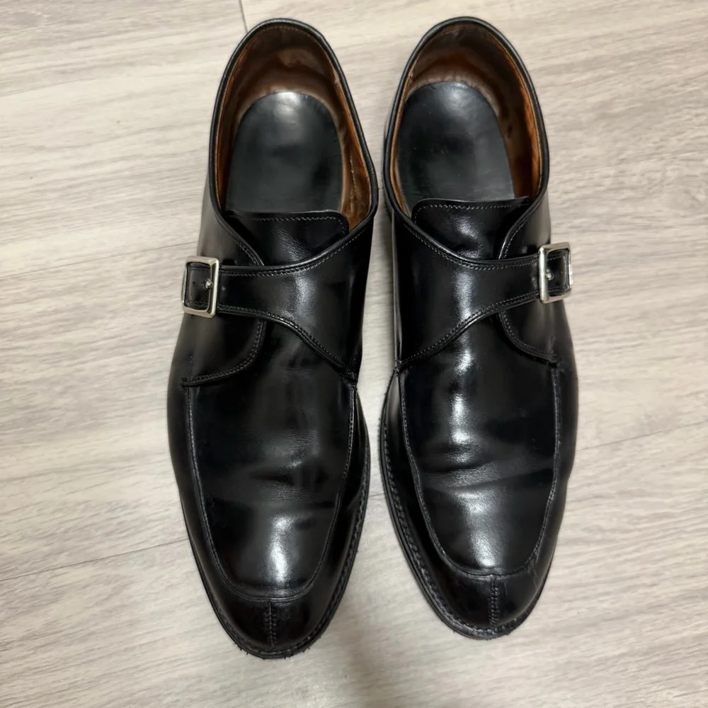 Allen Edmonds, Black, Monk Strap Dress‎ Shoe  | Men’s 13